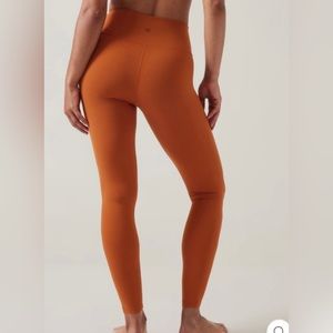 Athleta Transcend Tight in Orange